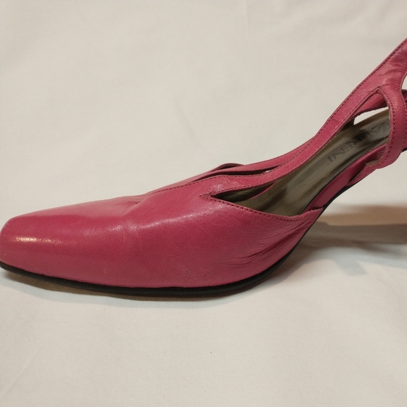 Vintage Yves Saint Laurent YSL slingback heels size 7 - Picture 4 of 16